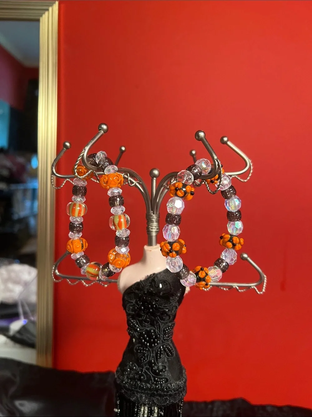Two beautiful beaded bracelets homemade